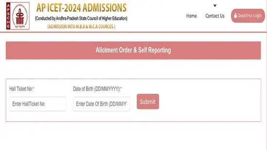 AP ICET 2024 Phase 1 seat allotment result