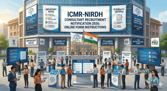 ICMR-NIRDH Consultant Recruitment Notification 2026 Online Form Instructions