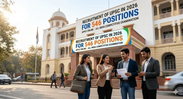 Recruitment of UPSC in 2026 for 546 Positions